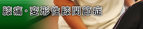 膝痛・変形性膝関節症