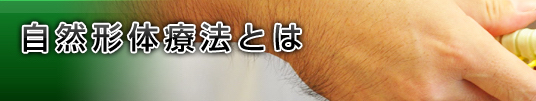 自然形体療法(自然体健康法)とは